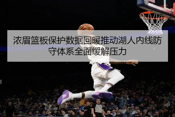 浓眉篮板保护数据回暖推动湖人内线防守体系全面缓解压力
